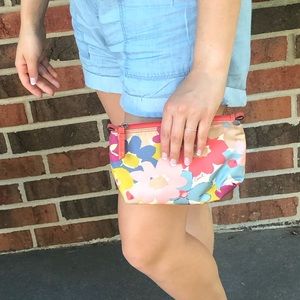 Small Floral Coach Cosmetic Bag